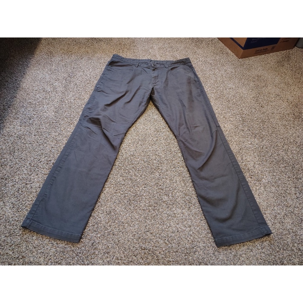 The North Face Mens Gray Straight Leg Canvas Outdoor Hiking Pants 38 Regular